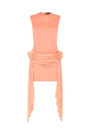 Miniabito in jersey color pesca DAVID KOMA | RE26DK46DPEACH